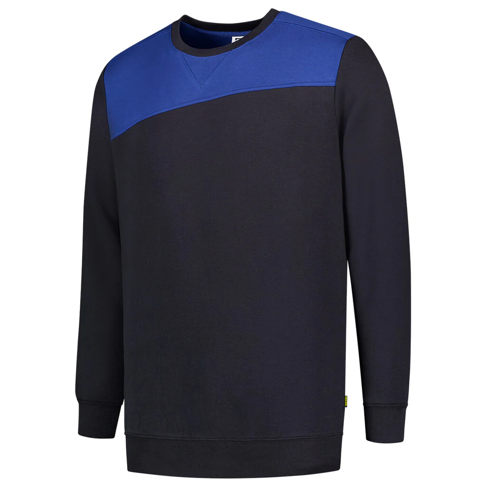 Sweater Bicolor Naden navy-royalblue