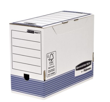 Archiefdoos A4 150mm Bankers Box wit-blauw (lxbxh): 327x158x265mm