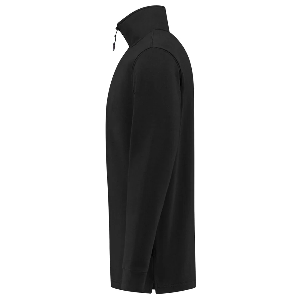 Sweater met ritskraag zwart ZS-280
