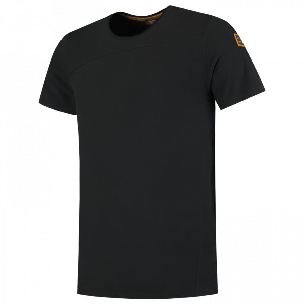 T-shirt Premium Naden heren zwart