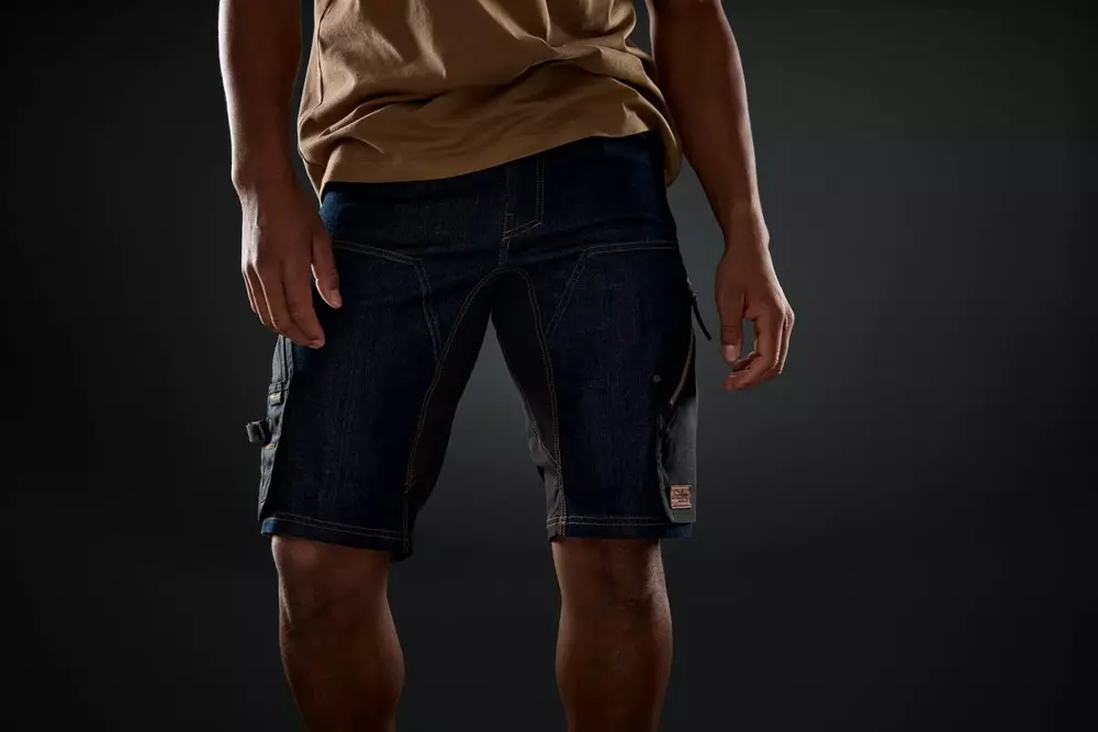 Korte werkbroek FlexiWork 6156 denim