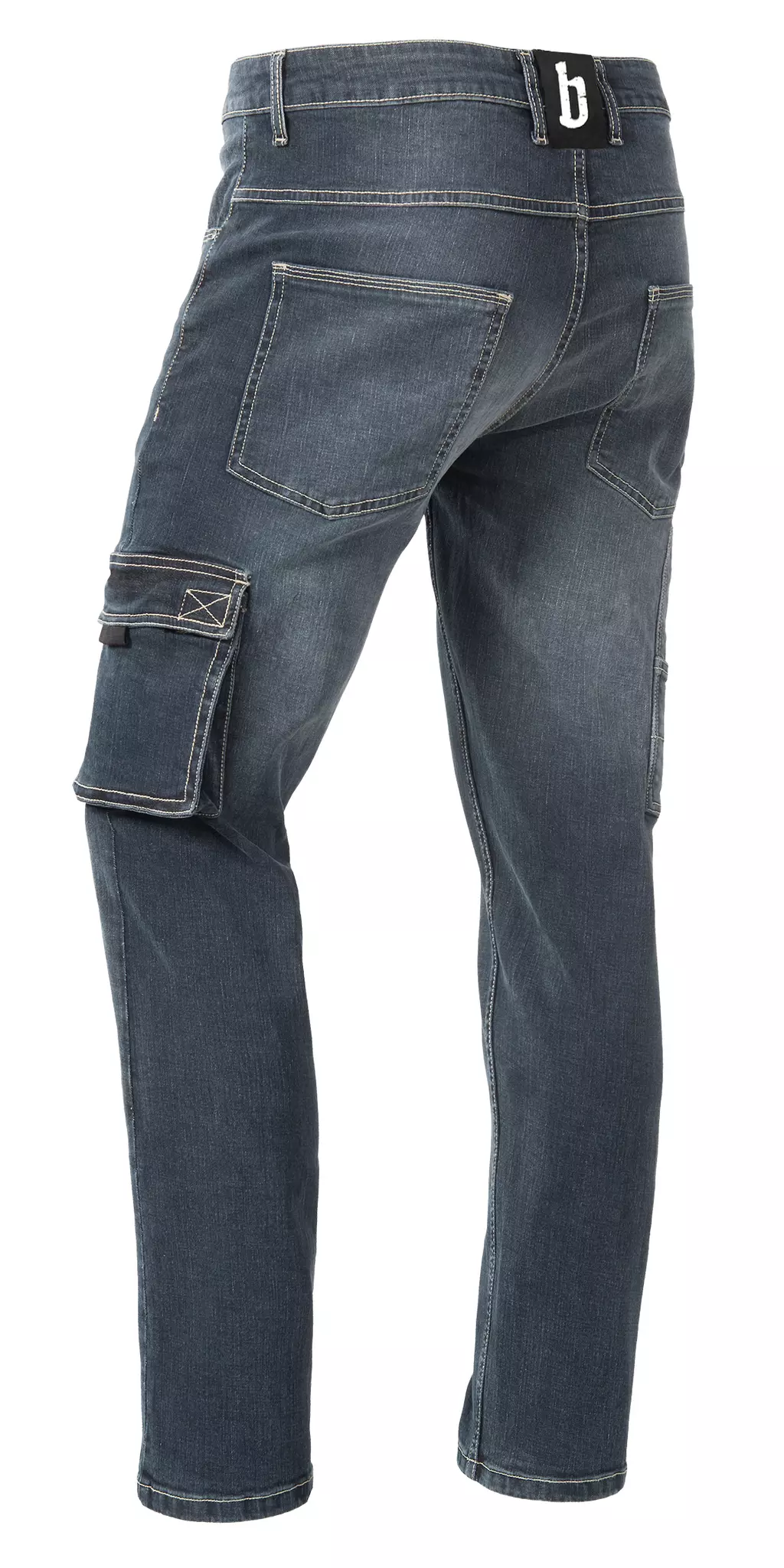 Spijkerbroek David R12 lengte 34 medium blauw