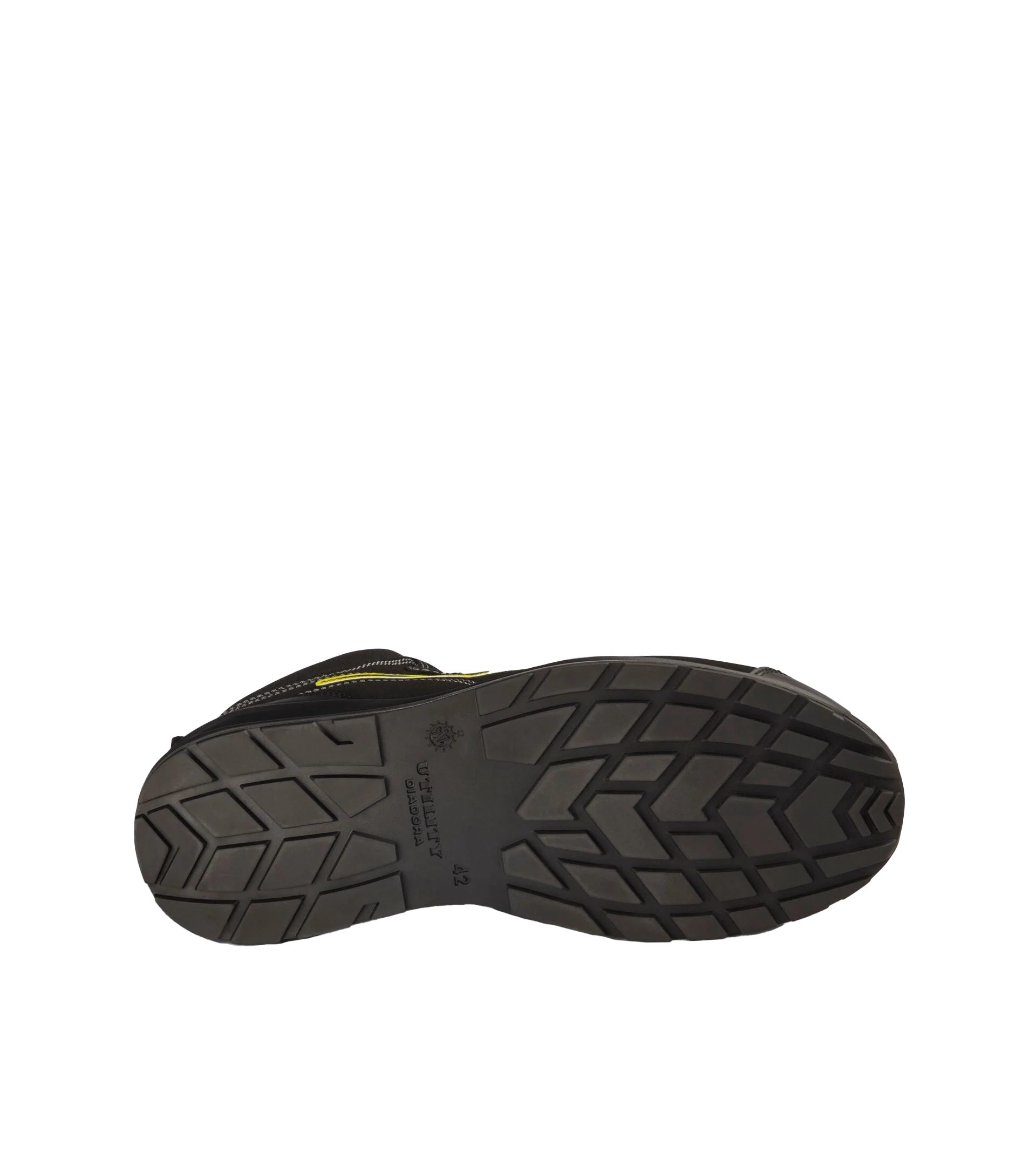 Diadora Run Net Airbox Mid S3 veiligheidsschoen Zwart/Geel