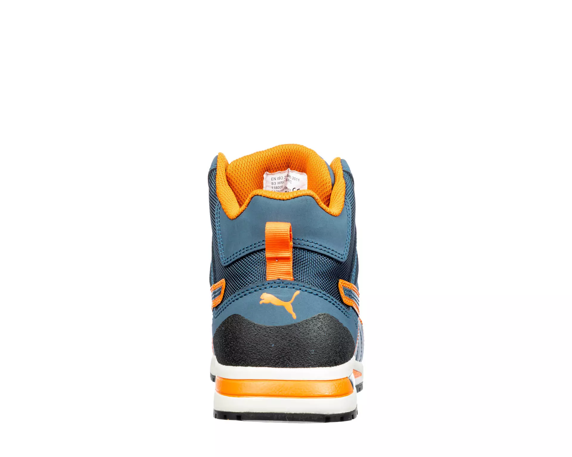 Puma Crosstwist Mid S3 veiligheidsschoen Blauw/Oranje