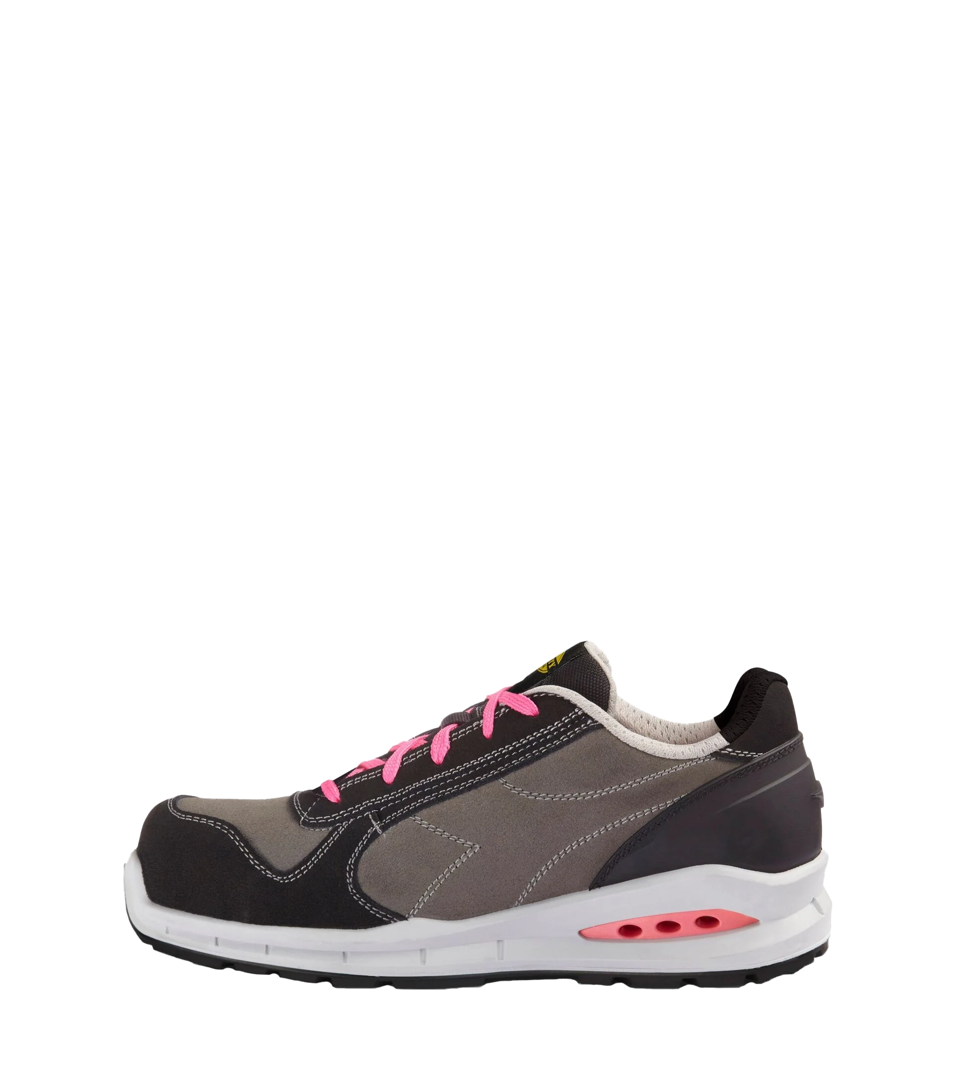 Diadora Run Net Airbox Low S3 Veiligheidsschoen - Zilver/Roze