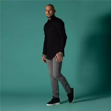 Spijkerbroek Premium Stretch lengte 36 denimgrijs