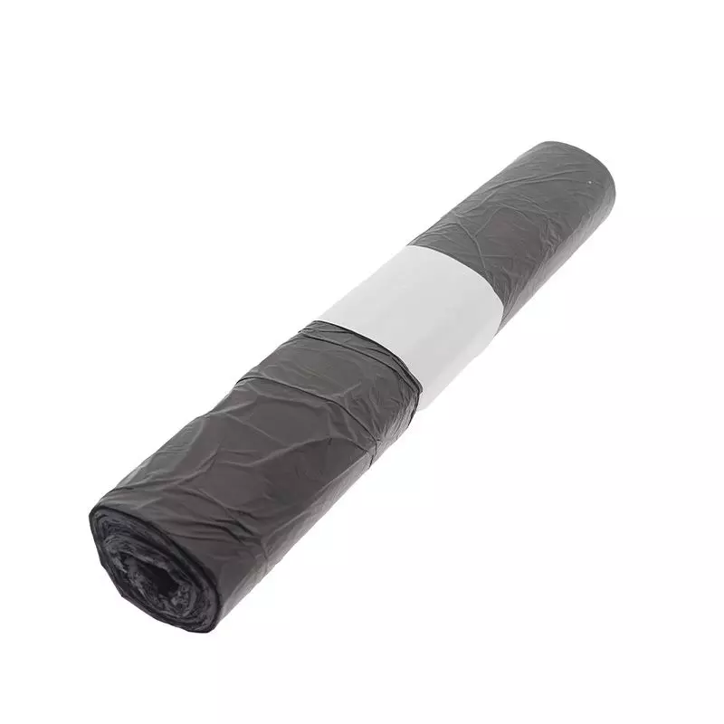 Afvalzak HDPE 45x50cm T10 7mu Zwart