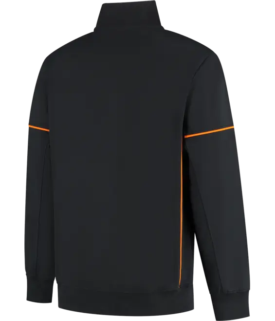 Sweatvest Colt zwart/oranje