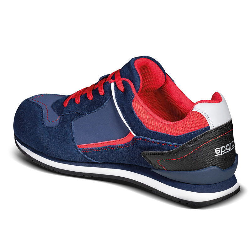 Sparco Gymkhana Red Bull Lage S3 veiligheidsschoen Blauw/Rood