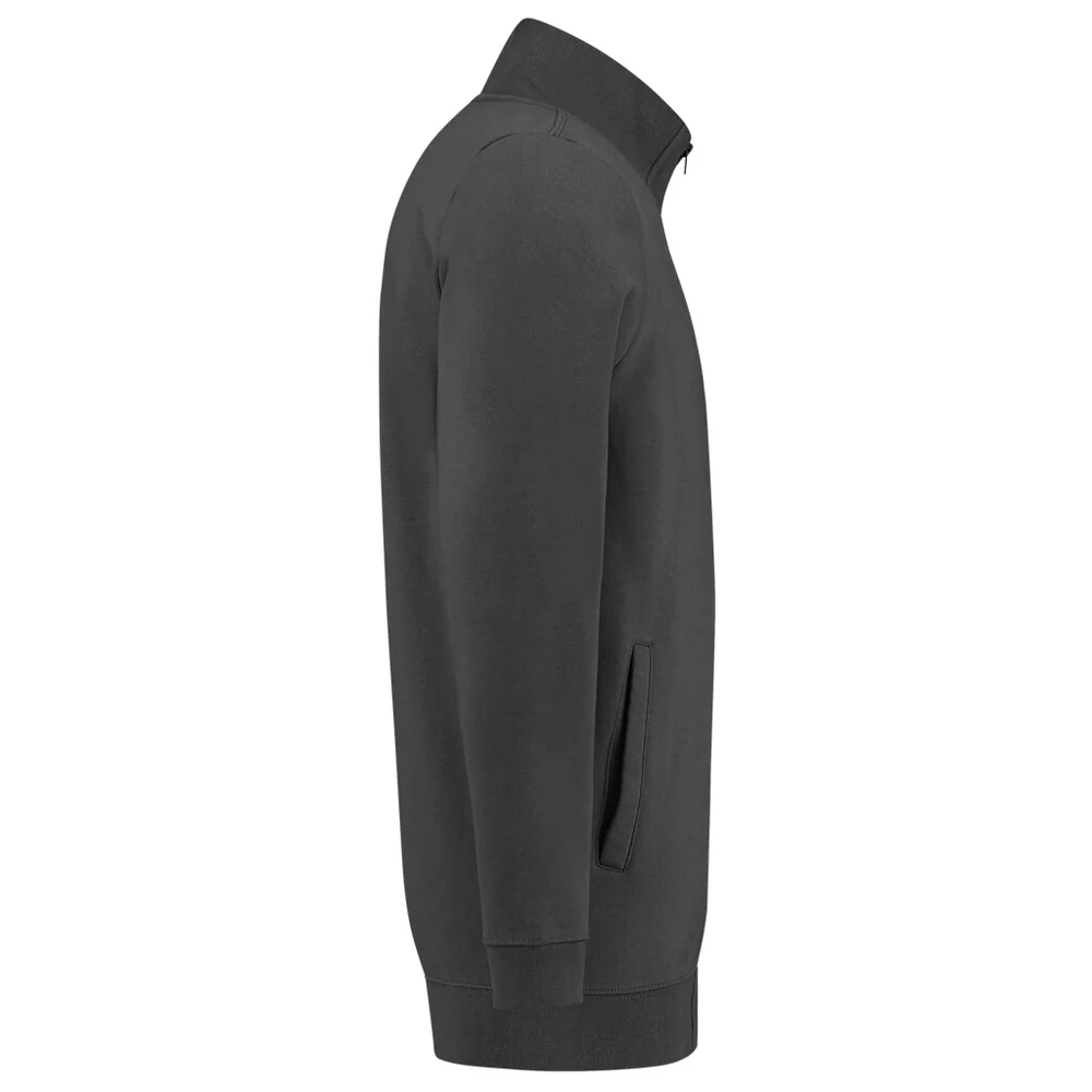 Sweatvest 60°C wasbaar donkergrijs