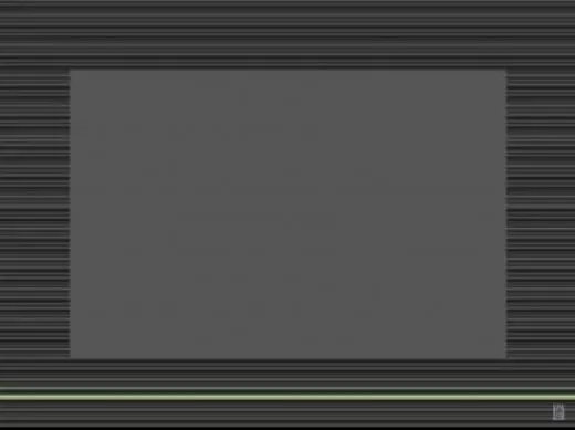 Papier placemat Lima Zwart met groene accentlijn