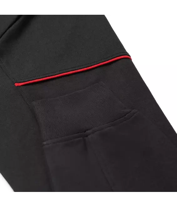Sweatvest Colt black/red