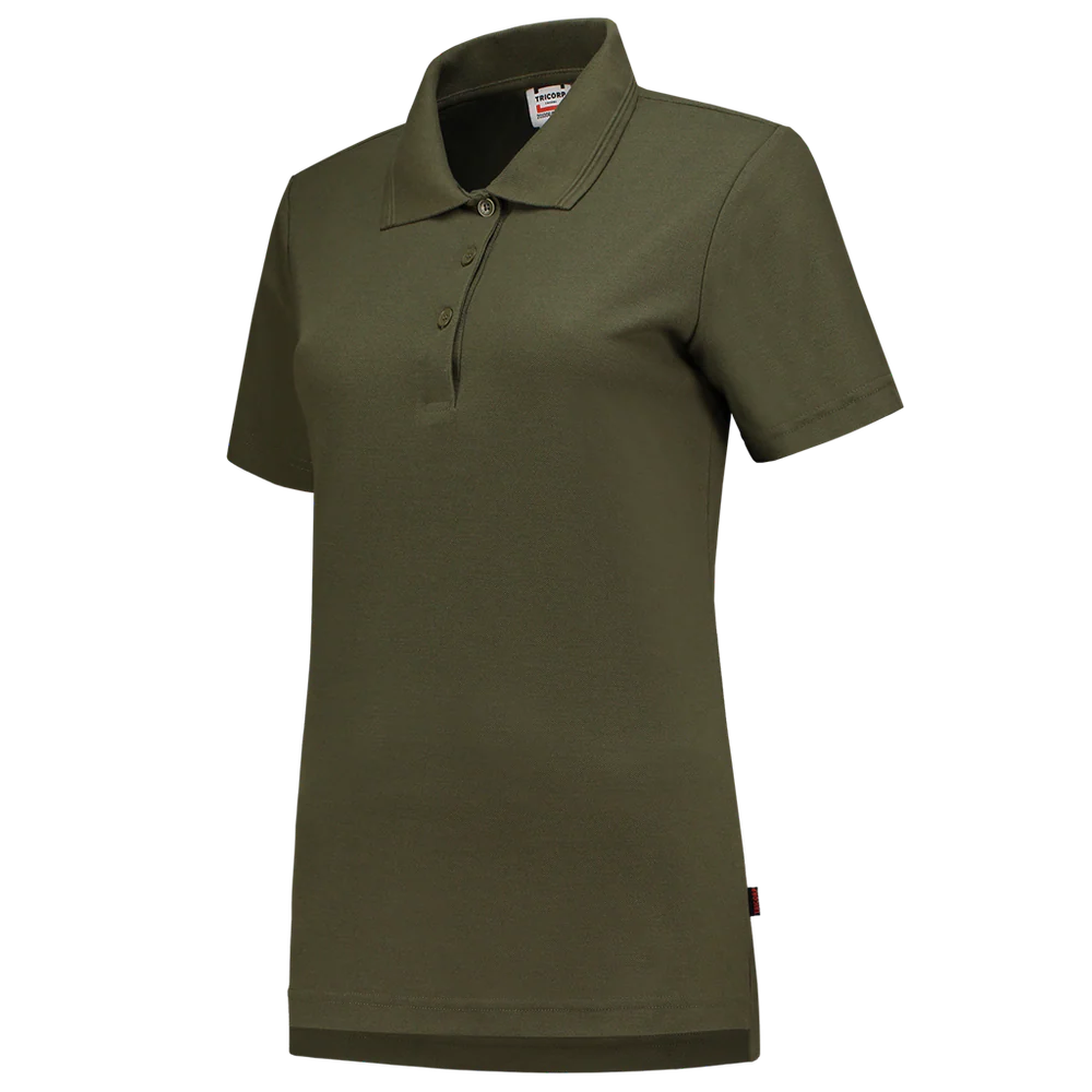 Polo dames slim fit PPFT-180 army