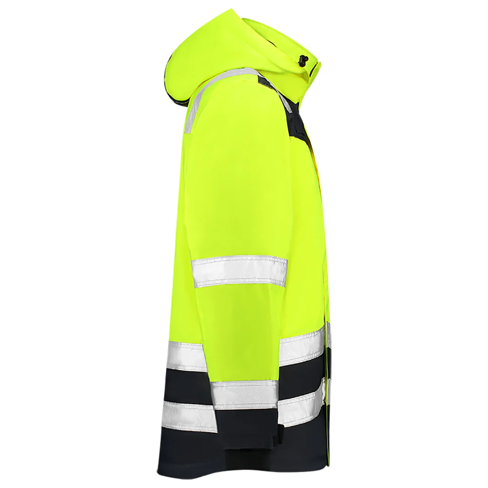 Parka high vis bicolor geel/marine 403020