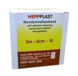 Wondpleister 6cmx5m wit hepp-plast