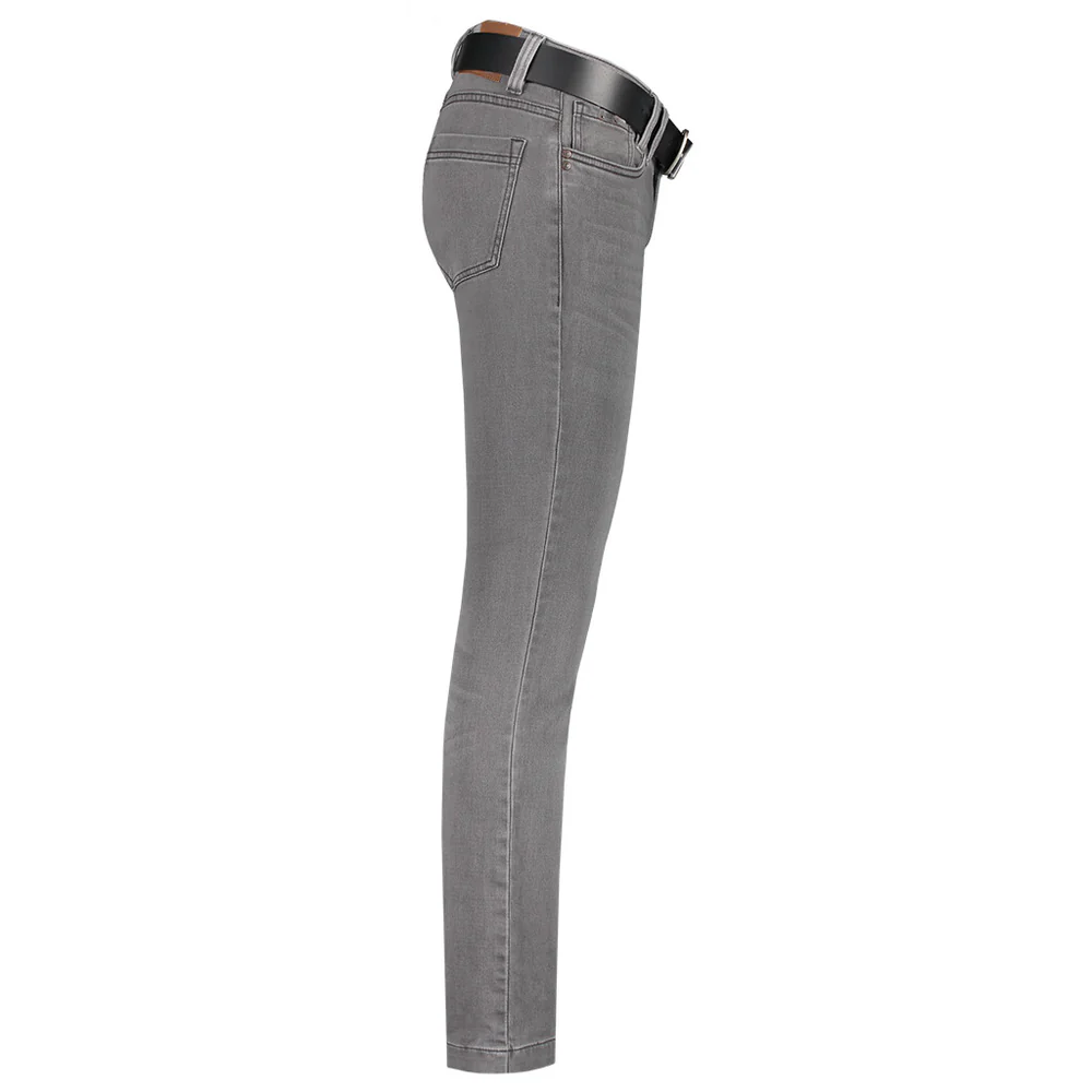 Spijkerbroek Premium Stretch dames lengte 32 denimgrey