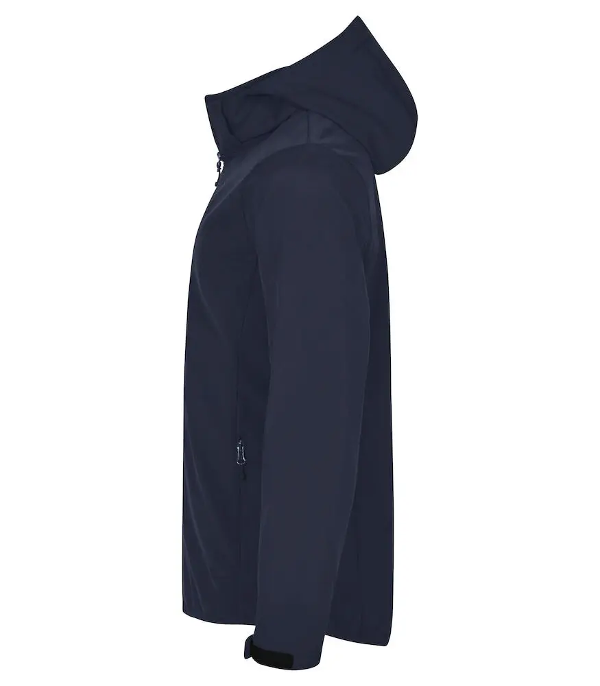 Classic Softshell Hoody Marine Clique Heren
