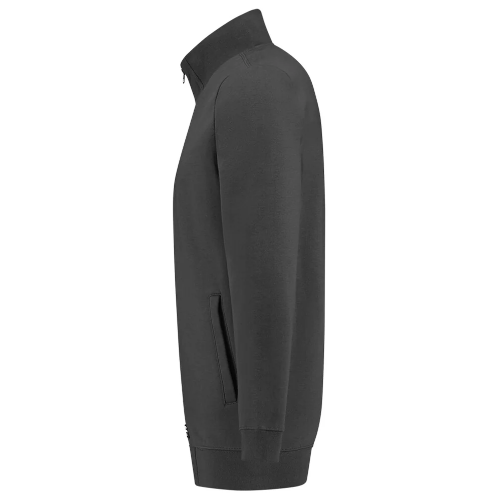 Sweatvest 60°C wasbaar donkergrijs
