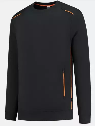 Sweater Accent Black/Orange 302703