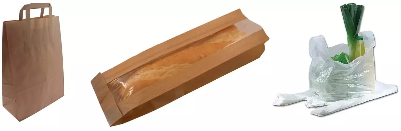 Draagtassen en food zakken