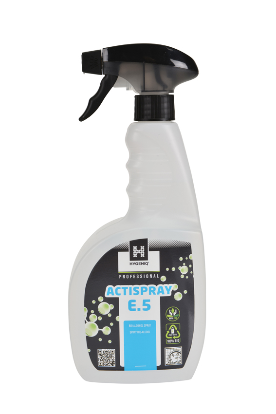 Professional Actispray Hygeniq E.5 B Bio-alcohol 80% (flacon à 750ml)