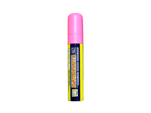 Krijtstift fluor dik roze