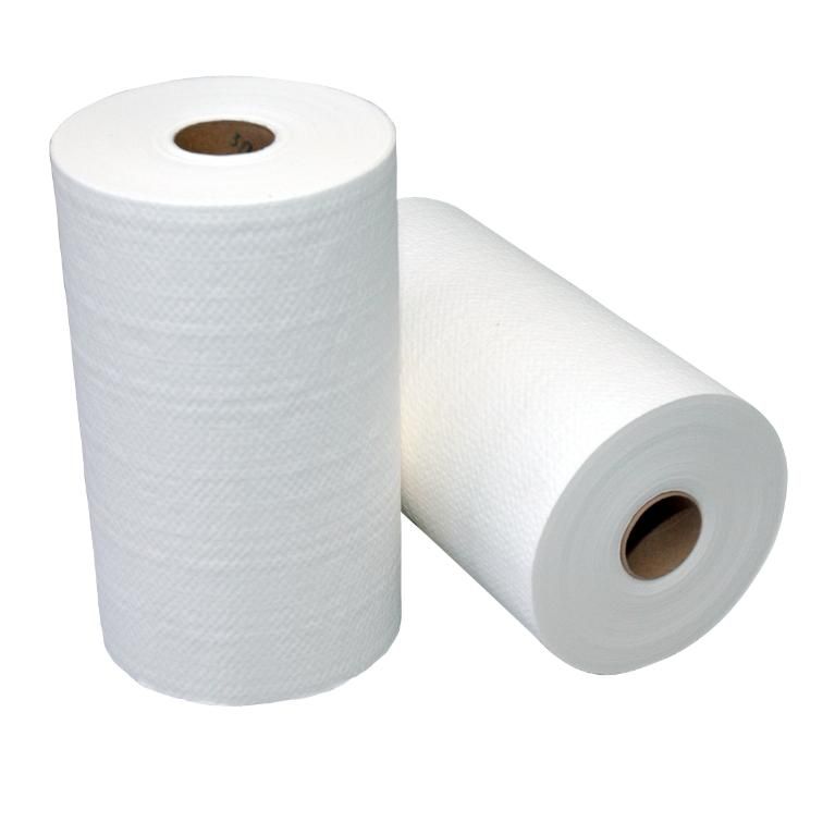 Handdoekrol 23cmx40m nonwoven wit (doos à 6st)