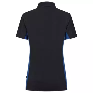 Werkpolo Dames Bicolor Marine / Koningsblauw Tricorp