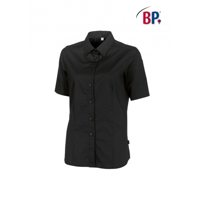 Blouse BP 1562korte mouw zwart