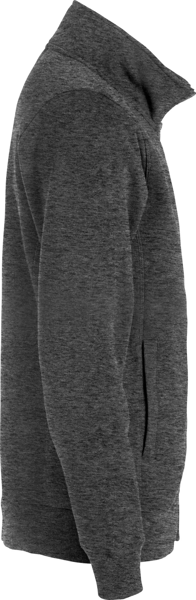 Sweatvest classic Cardigan 021048 antraciet