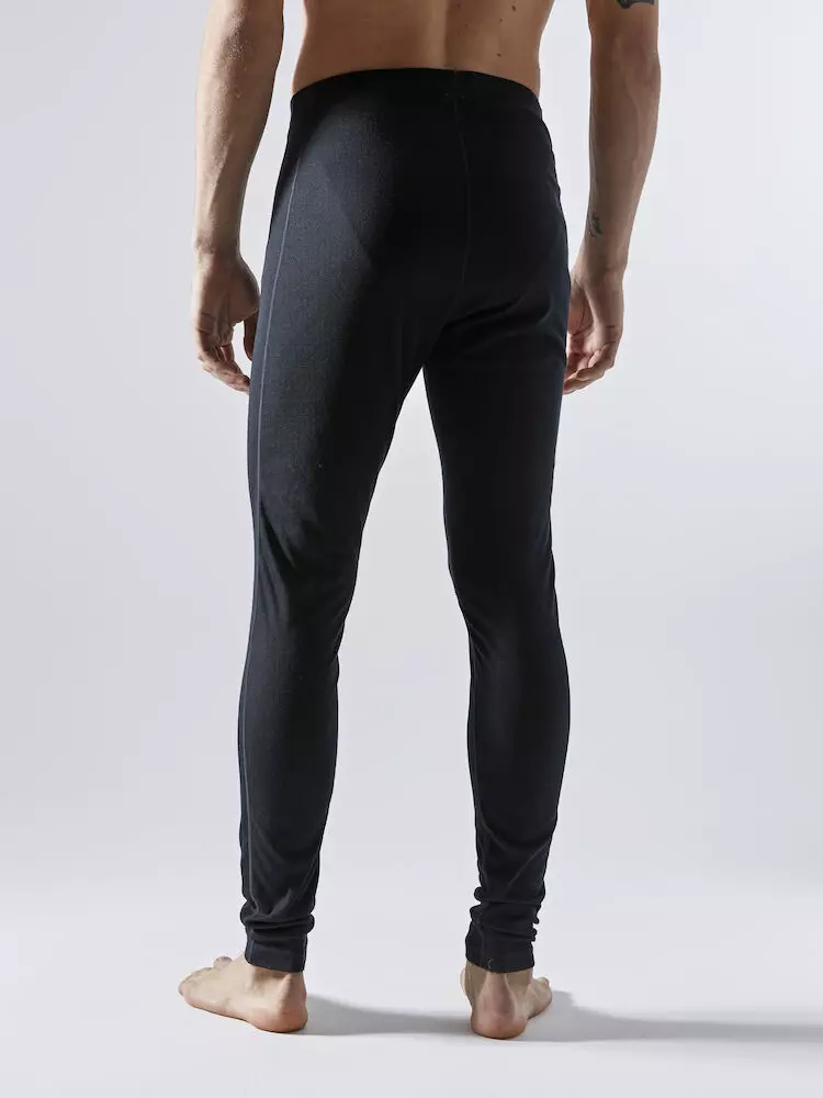 Thermo Set Heren Broek & Hemd Zwart