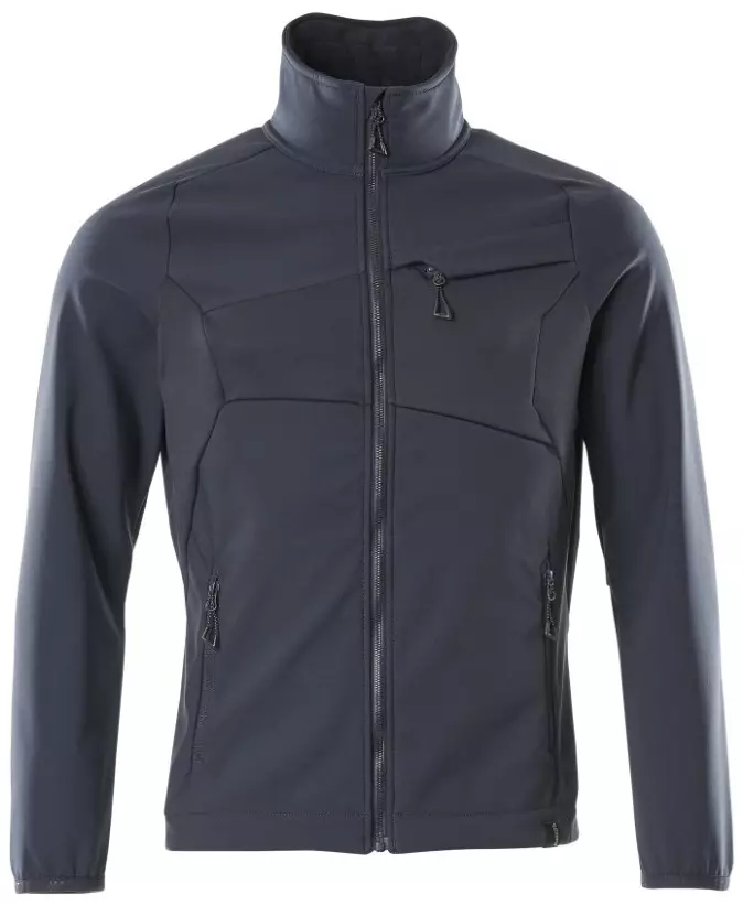 Softshell jas met capuchon donkermarine