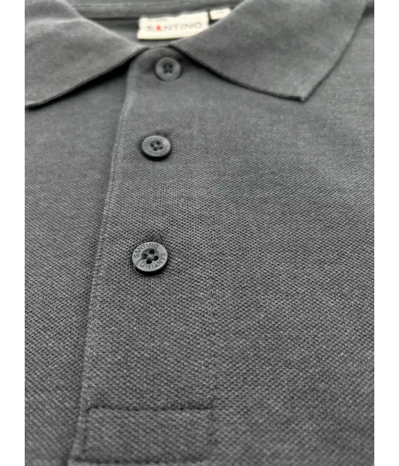 Polo Ricardo donkergrijs