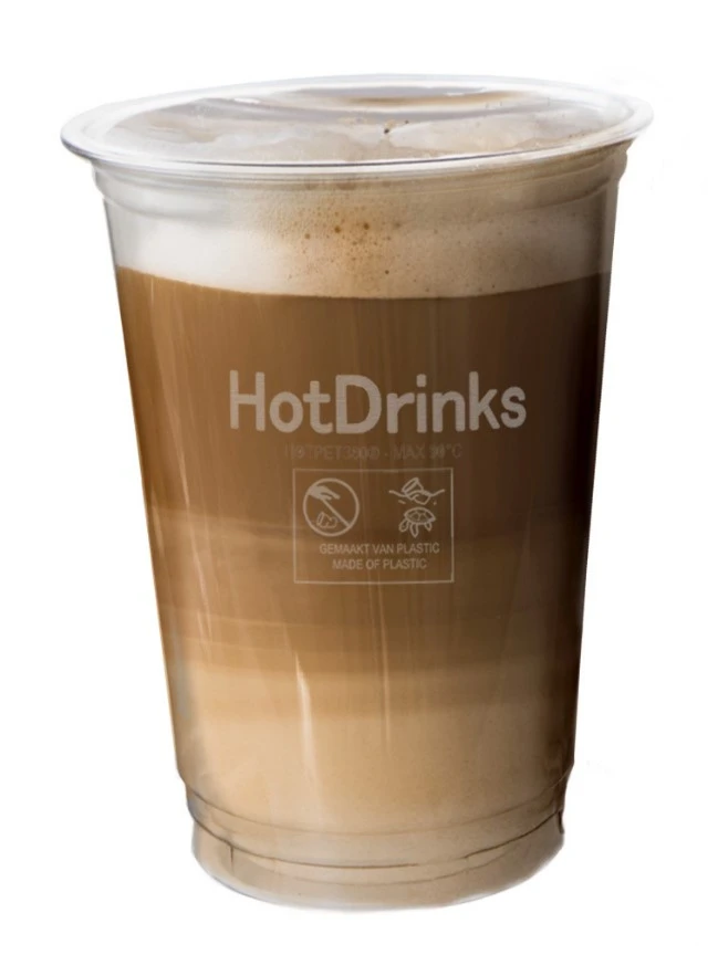 Beker Hot-RPET 284ml - Transparant - 1250 stuks