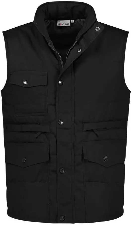 Bodywarmer zwart Bob Santino