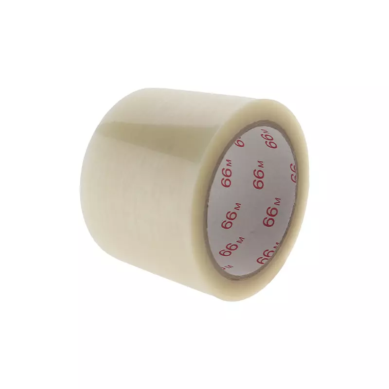 Tape PP Hotmelt Transparant 75mmx66m 28mu