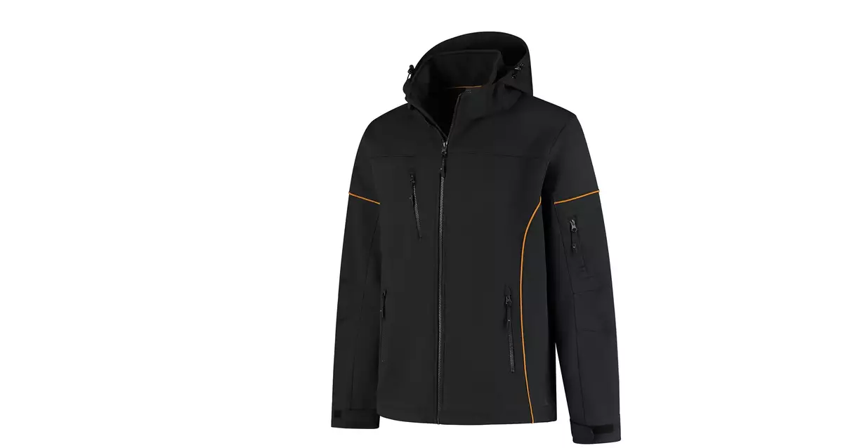 Softshell Curtis black/orange