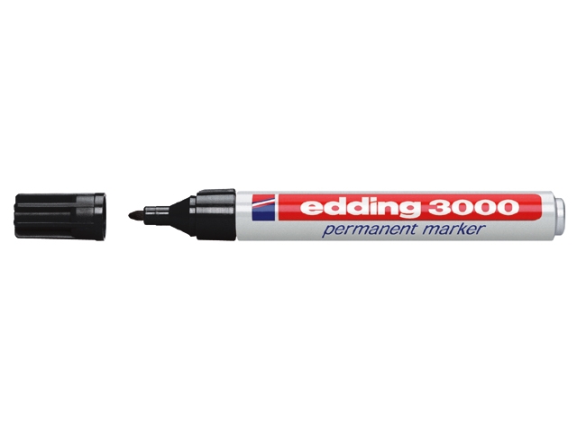 Viltstift Edding 3000 Rond 1.5-3Mm Zwart