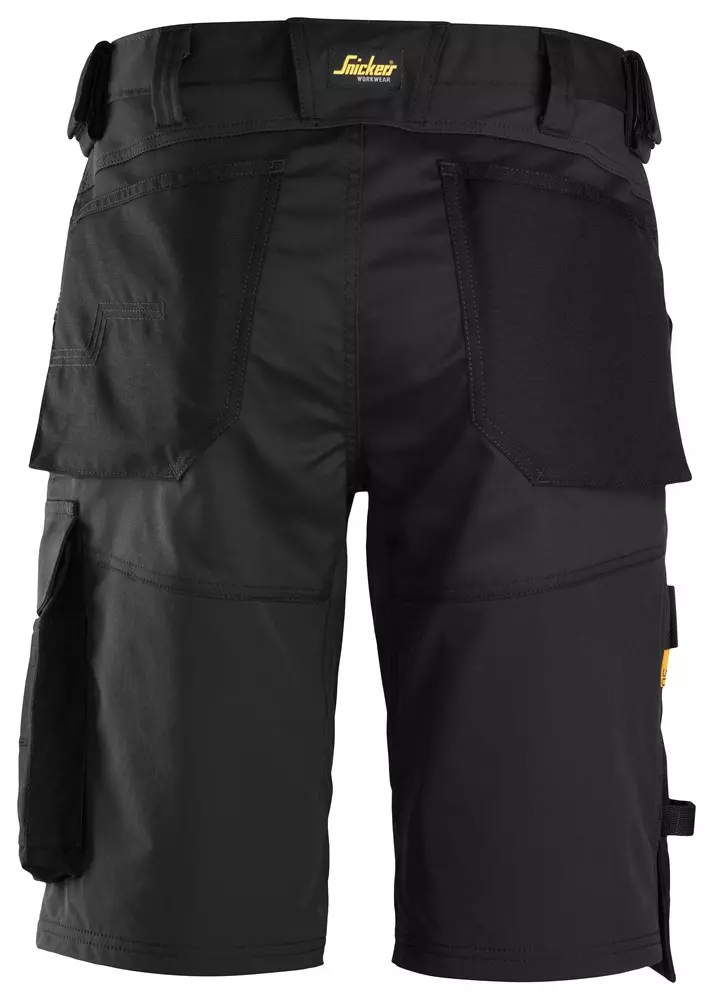Snickers Korte Werkbroek 6153 - Stretch - Zwart 