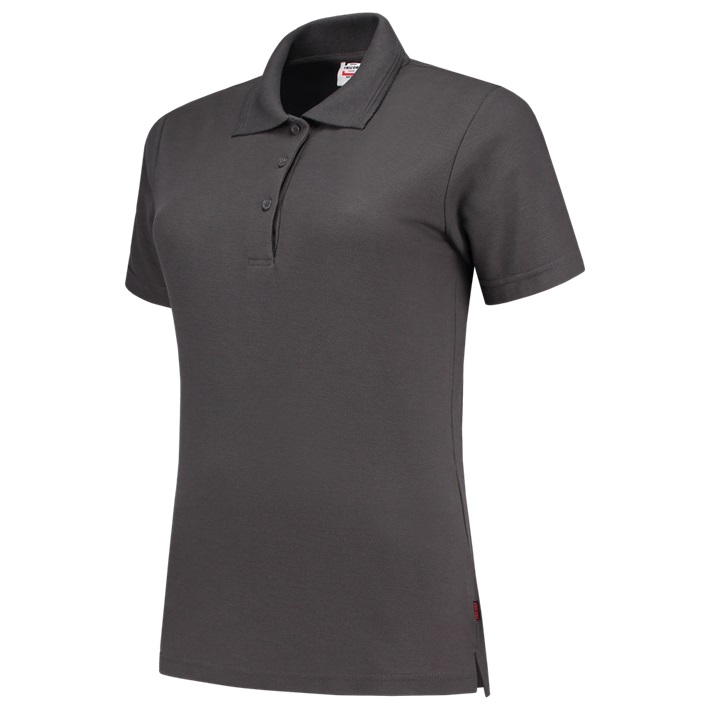 Polo dames Slim fit PPFT-180 donkergrijs