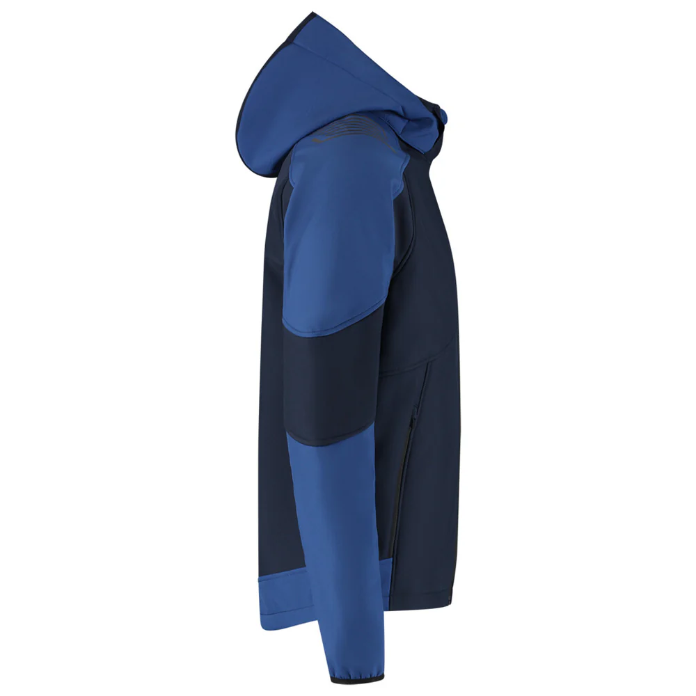 Softshell capuchon bicolor redefined ink/royal blue