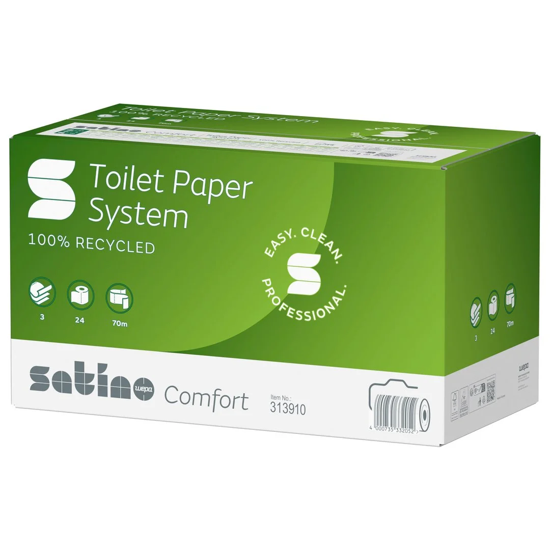 Doprol Toiletpapier Wit 3-laags 9,8cmx70m Satino