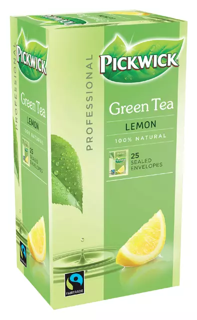 Pickwick Green Tea Lemon - 1,5 gram - 25 stuks