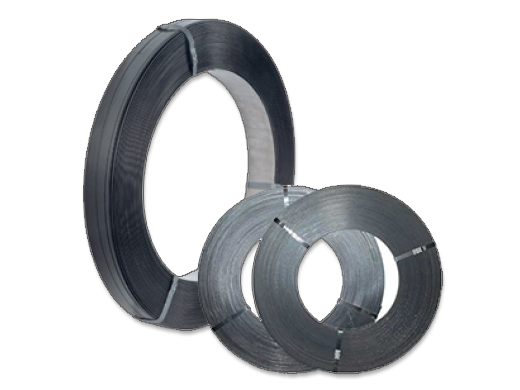 Staalband 16mm 0.5mm zwart Amerikaanse wikkeling (per kg)