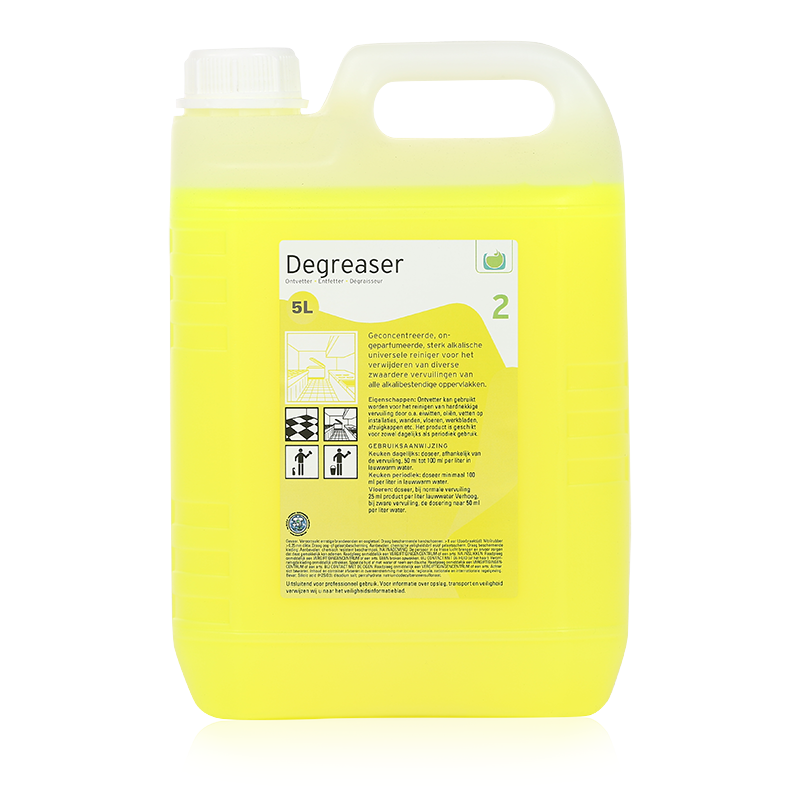 Universele reinigende ontvetter can à 5 liter (doos à 2st)