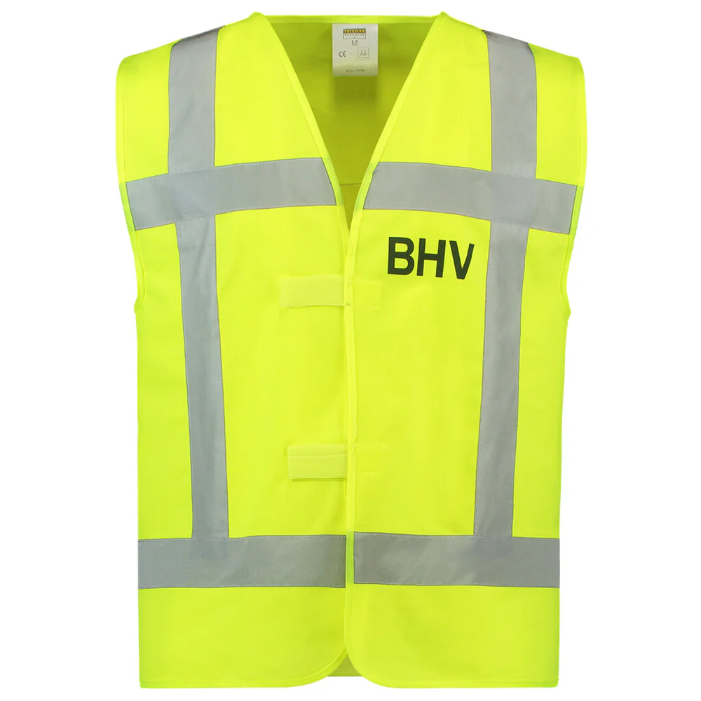 Veilgheidsvest geel maat BHV/RWS
