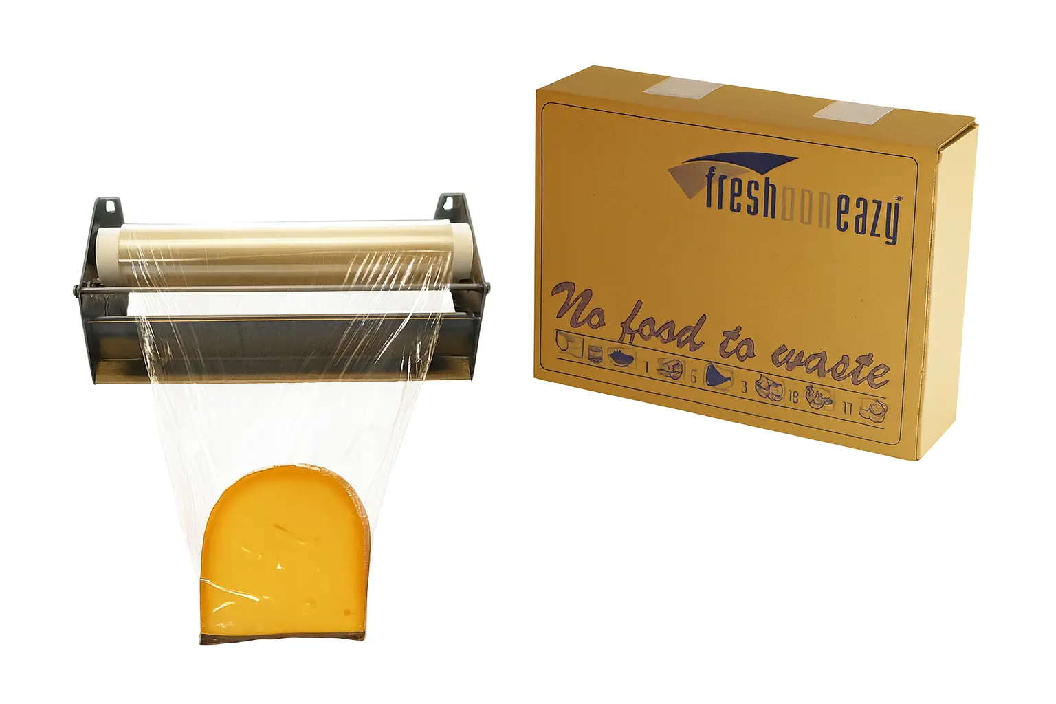 Vershoudfolie 30cmx300m 10mu Geel