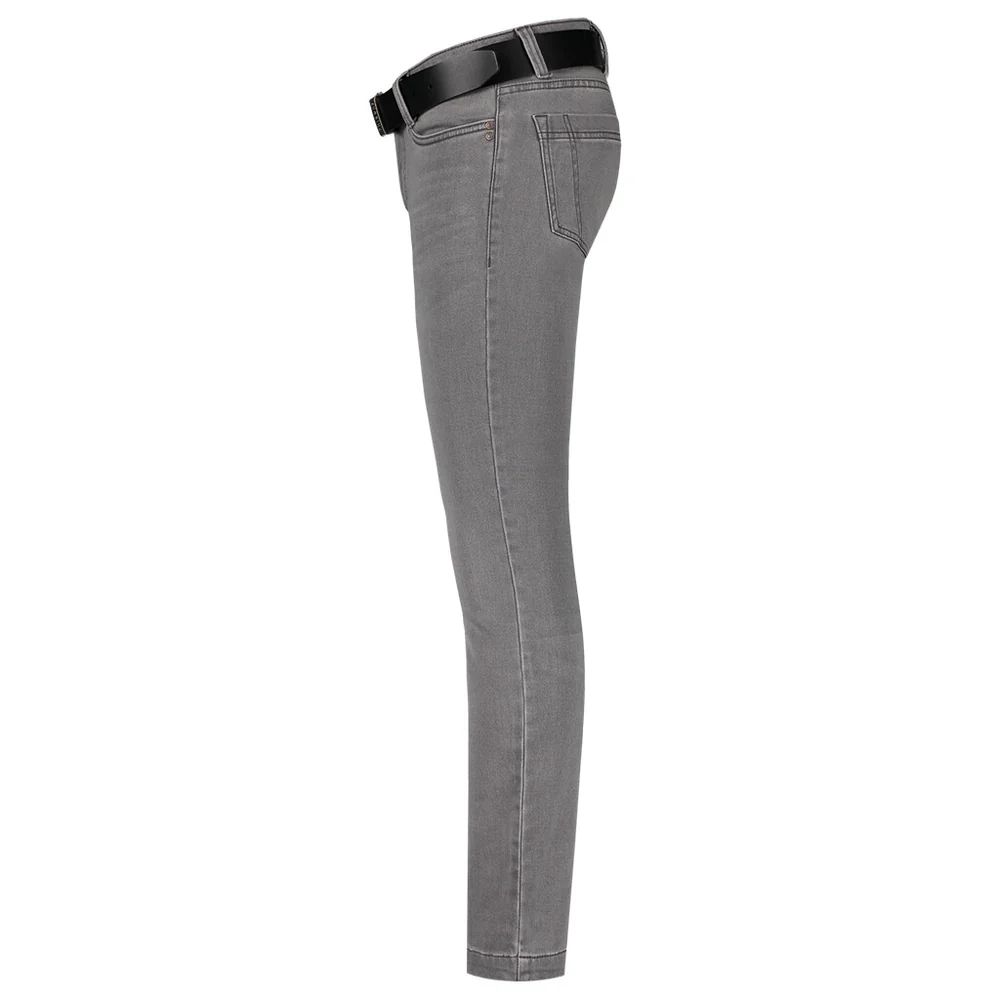 Spijkerbroek Premium Stretch dames lengte 32 denimgrey