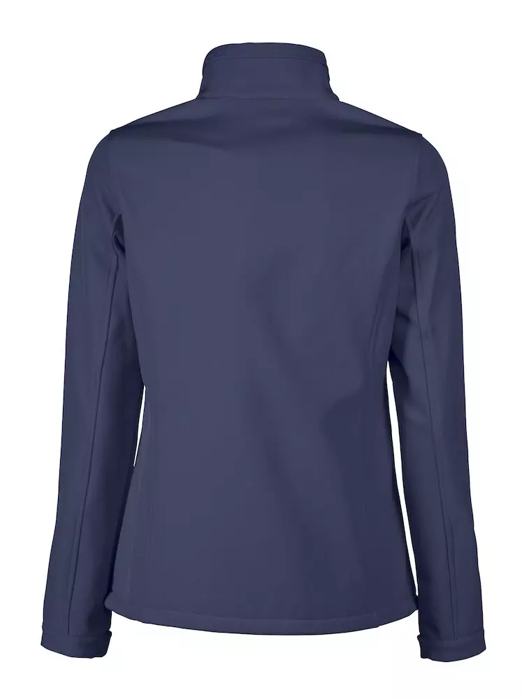 Softshell Jas Dames Donkerblauw Printer Red