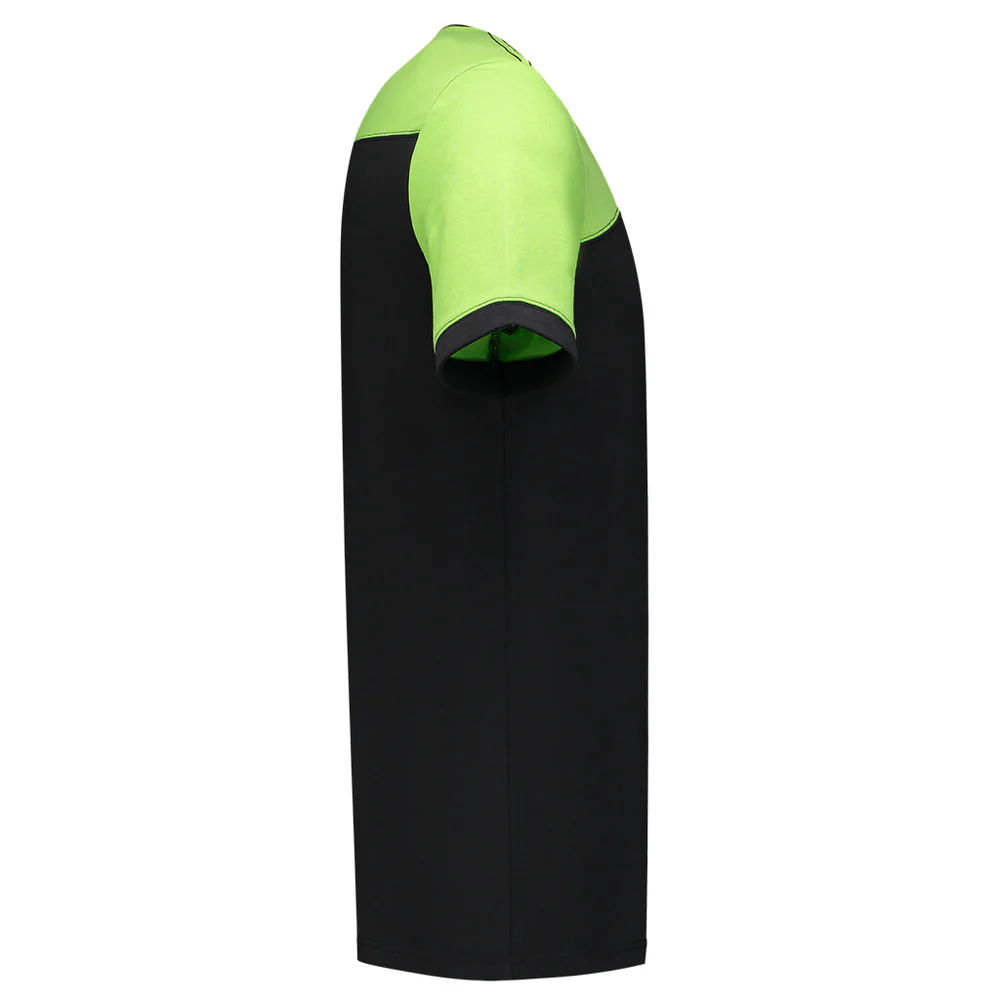 T-shirt Bicolor Naden Black/Lime